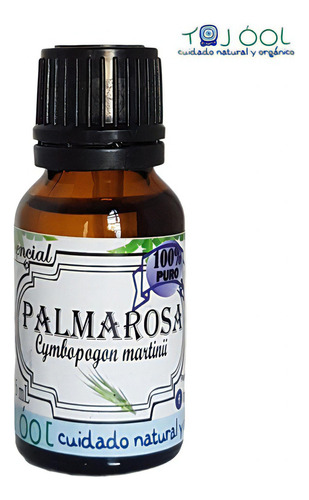 Aceite Esencial Palmarosas 100% Puro Natural Orgánico 15ml O