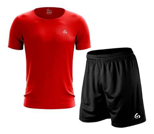 Conjunto Remera Y Short Deportivo Futbol Running Basquet