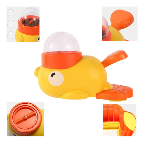 Alimentador Lento Interativo 2 Em 1, Brinquedo Para Cães