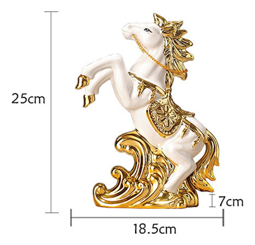 Estatua De Caballo De Cerámica, Adorno De Caballo Artesanal