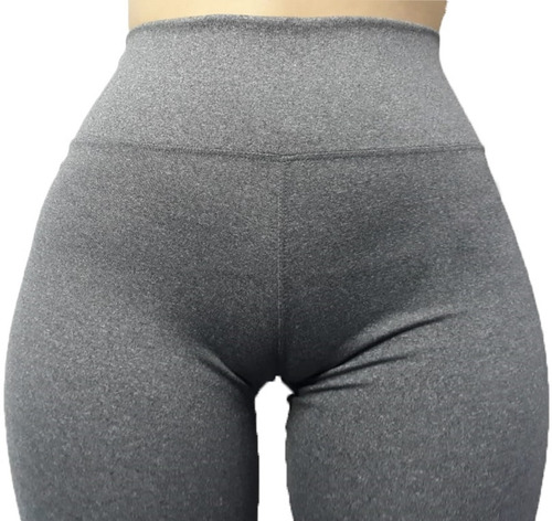 Imagen 5 de 5 de Calza Leggins Modeladora De Suplex Gris O Negro Talles Vs.
