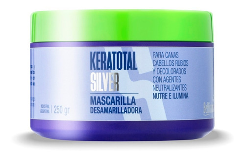 Mascarilla Desamarilladora Silver X 250 Gr - Bellissima