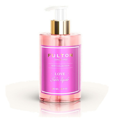 Jabon Liquido Fulton Love X 250ml Caja X 6 Unidades