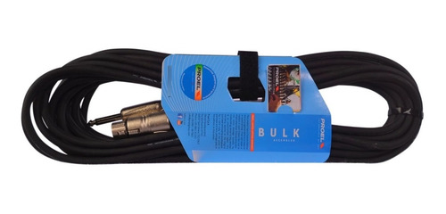 Cable Micrófono Xlr Hembra A Plug 1/4 10m Proel Bulk200lu10