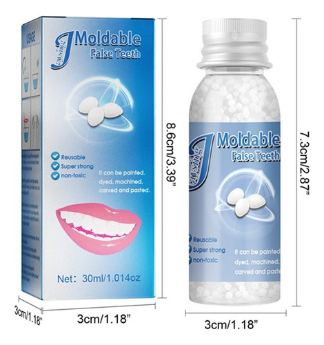 Novo Kit De Reparo De Dentes Em Grânulos De Reparo De Dentes