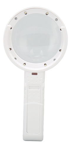 Lupa Portátil Con Luz Led, Lupa Plegable