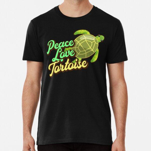 Remera Paz Amor Tortuga. Algodon Premium