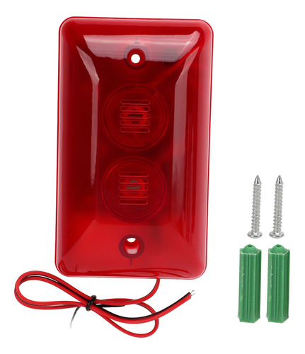 Alarma De Sonido De Emergencia Integrada En Plástico Abs Led