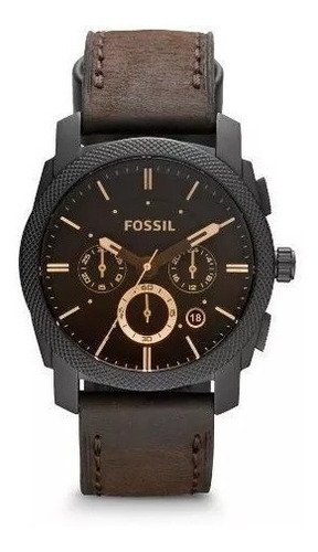 Relógio Fossil Masculino Machine Chronograph Ffs4656/z C/ Nf
