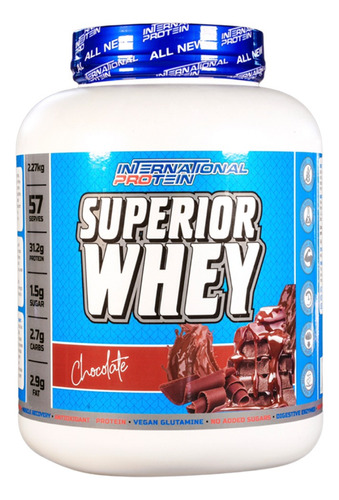 Superior Whey Sabor Chocolate 2,27g International Protein