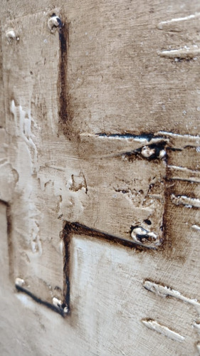 Imagen 3 de 10 de Obra De Arte Cuadro Original Tecnica Mixta Relieve