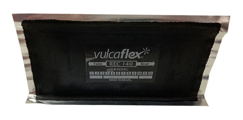 Imagem 2 de 3 de Manchão Pneu Radial Rec140 Caixa Com 10 Unidades - Vulcaflex
