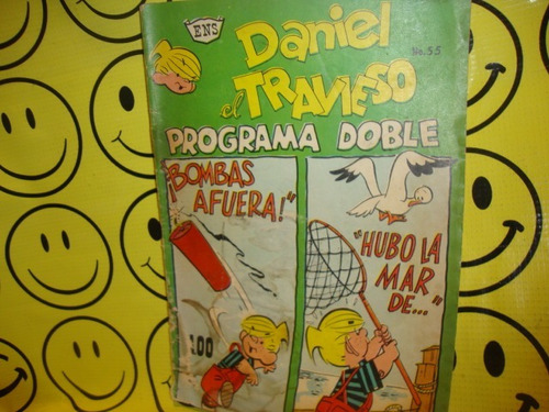 Daniel El Travieso Comic Antiguo # 55 Publicado Junio 1962