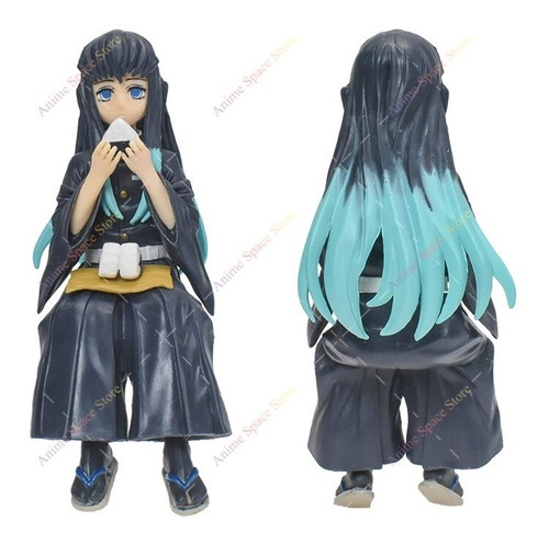 Imagen 2 de 2 de Figura Muichiro Tokito Sentado - Kimetsu No Yaiba