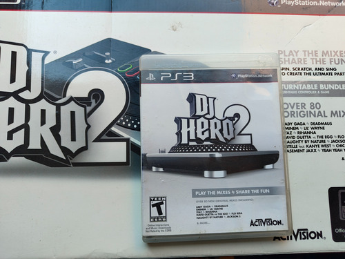 Dj Hero Ps3 Tornamesa Playstation 3 (Usado)