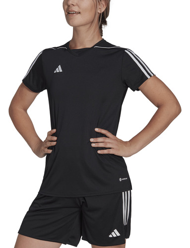 Remera adidas Futbol Tiro 23 Mujer Ng Bl Tienda Oficial