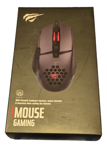 Mouse Gaming Havit Gamenote Ms1022 Rgb 8 Botón Usb 1.6mts