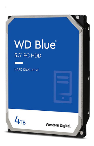 Western Digital 4tb Wd Blue Pc Disco Duro Interno Hdd - 5400