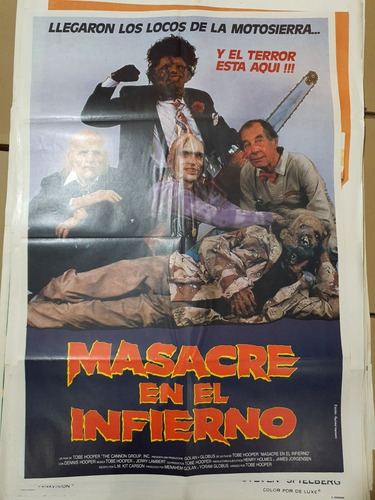 Afiche De Cine Original Masacre En El Infierno-1932