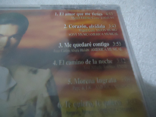 Pablo Montero El Amor Que Me Tienes (sellado) Cd (Usado)
