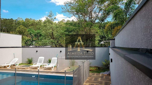 Imagem 14 de 15 de Excelente Casa À Venda No New Ville, Santana De Parnaíba. 3 Suítes, 4 Vagas, Gourmet E Piscina! - Ca2656