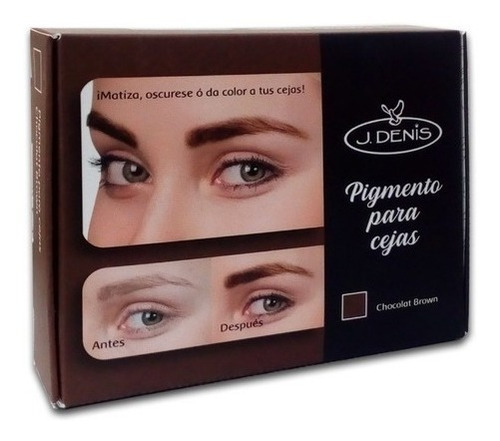 Pigmento Para Cejas J Denis 8gr Entrega Inm. (chocolate) 