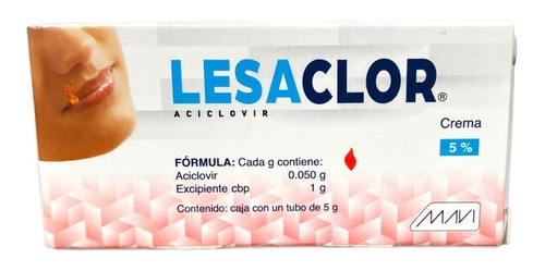 Lesaclor Aciclovir  5% Tubo 5g