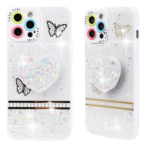 Funda Con Soporte Corazón Para Huawei Motorola iPhone Y Oppo