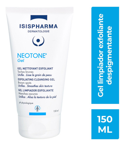 Isispharma Neotone Gel Limpiador Exfoliante 150ml Antimancha