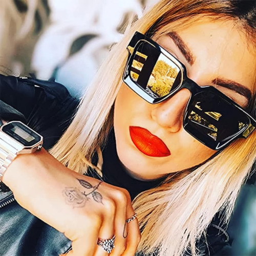 Lentes De Sol Cuadradas For Mujer Hombres Gafas De Sol