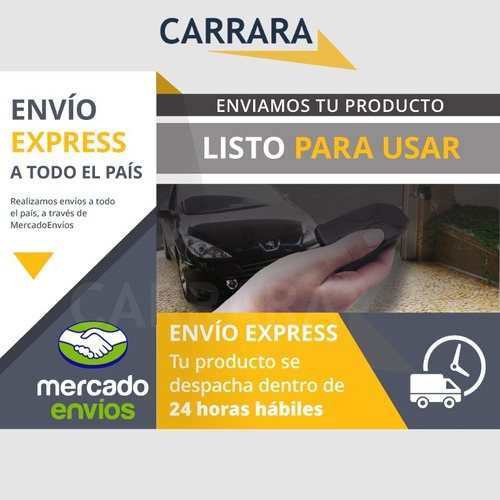 Imagen 3 de 4 de Transmisor Control Remoto Seg Tx 2 Botones Portón Automático