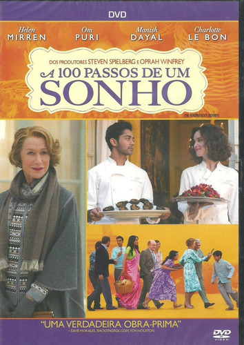 Dvd Filme - A 100 Passos De Um Sonho - (dubl/leg/lacrado)