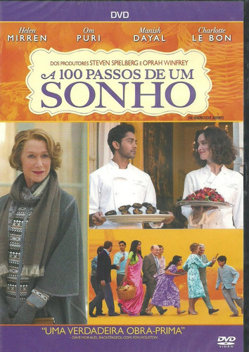 Dvd Filme - A 100 Passos De Um Sonho -  (dubl/leg/lacrado)