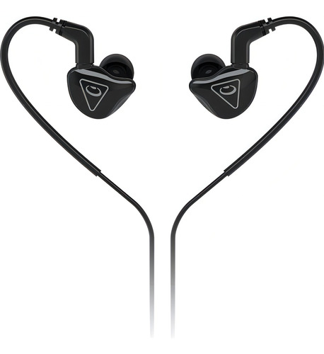 Fone De Ouvido In Ear Behringer Mo240 Monitor Driver Duplo Cor Preto