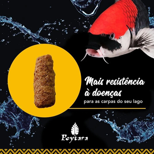 Imagem 6 de 7 de Ração Para Carpas Poytara Mix Premium 6x1 Lago Peixe - 6 Kg
