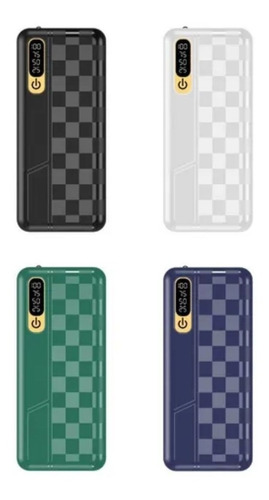 Batería Portátil Power Bank 20,000 Mah Con Linterna 3 Usb