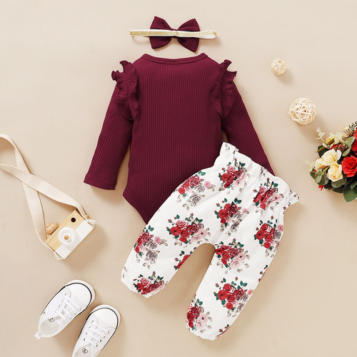 Conjunto De Ropa Para Bebés Recién Nacidos, Atuendo A La Mod