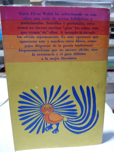 Versos Tradicionales Para Cebollitas María Elena Walsh (Usado)