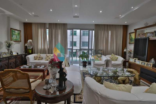 Imagem 2 de 15 de Apartamento Em Copacabana Vista Mar Com 4 Vagas De Garagem, 4 Quartos, 2 Suítes!! - Cpap40230