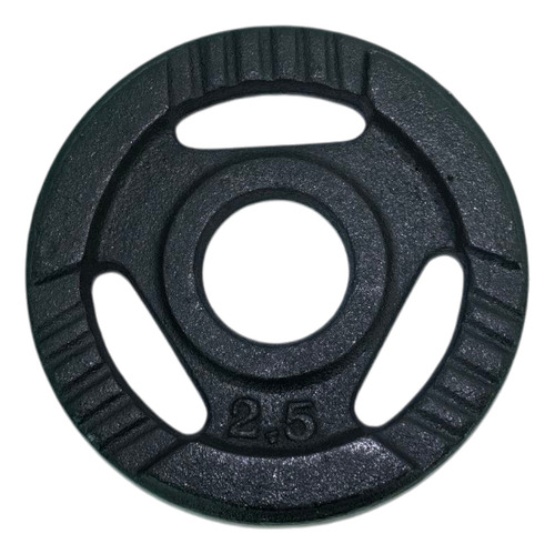 Set 4 De Discos Olimpico 2.5 Kg Con 3 Agarres 10kg 2 Pulgada Tres
