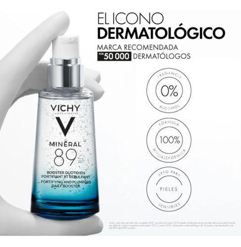 Vichy Mineral 89 Serum Facial Concentrado De Uso Díario