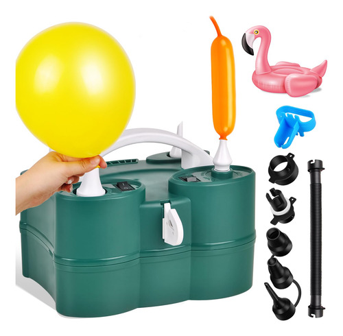 Bomba De Aire Eléctrica 3 En 1 Para Inflables Y Globos