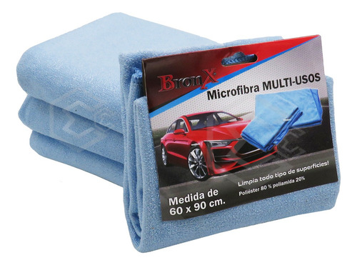 Paño Toalla Microfibra Multiusos Ultra Absorbente 60x90cm