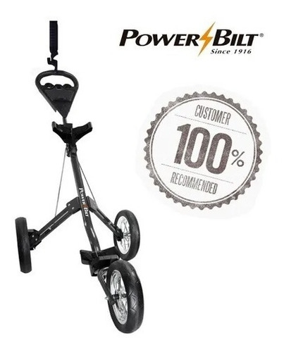 Imagen 2 de 6 de Carro Manual Golf 3 Ruedas Powerbilt 25%off