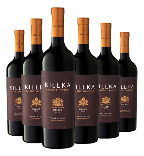 Vino Killka Malbec 6x750cc Bodega Salentein