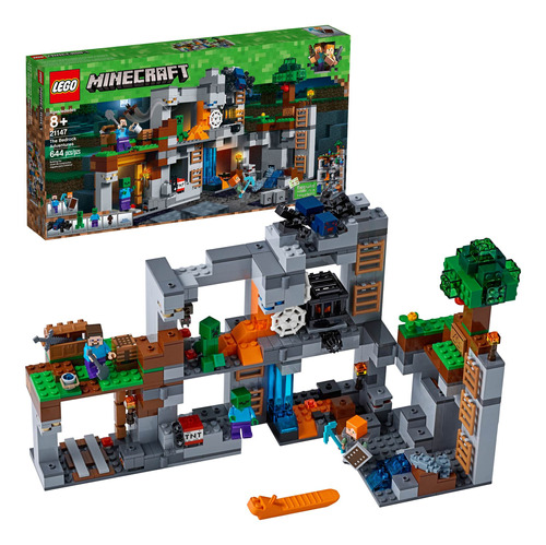 Lego Minecraft Aventuras De Roca De Fondo 21147