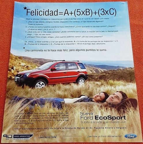 Ford Ecosport Publicidades