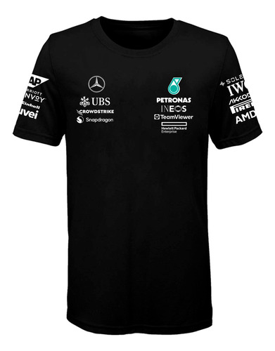 Remera Algodon Formula 1 - Mercedes Petronas (f012)