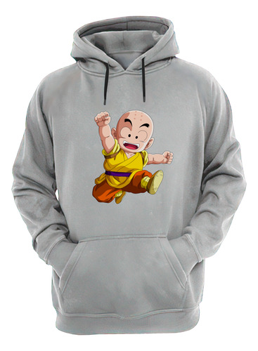 Dragon Ball Krilin Retro Buzo Canguro Friki Tu Eres #1