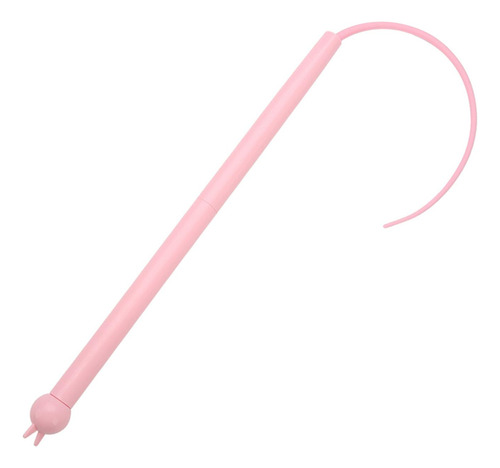 Cat Teaser Stick Toy Cat Toy Funny Portable Handheld Rosa